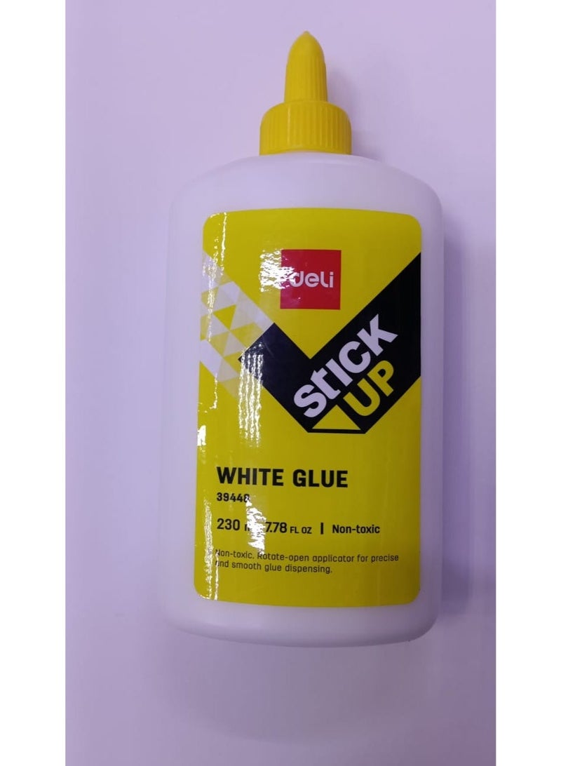Deli 39448 Deli Stick Up White Glue 230ml - Image 1